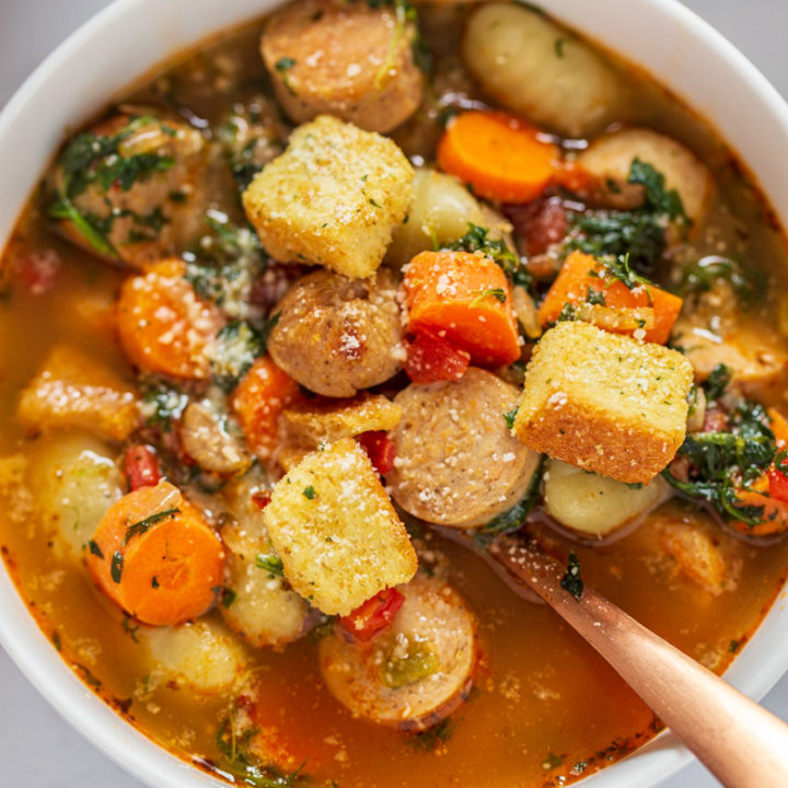 Italian Chicken Gnocchi Soup