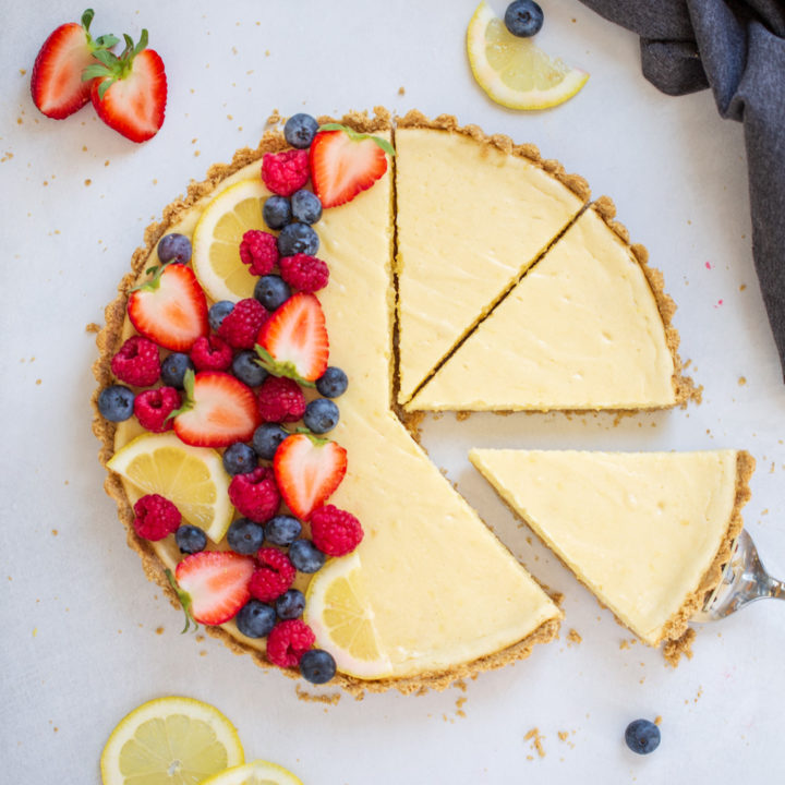 White Chocolate Lemon Cheesecake Tart