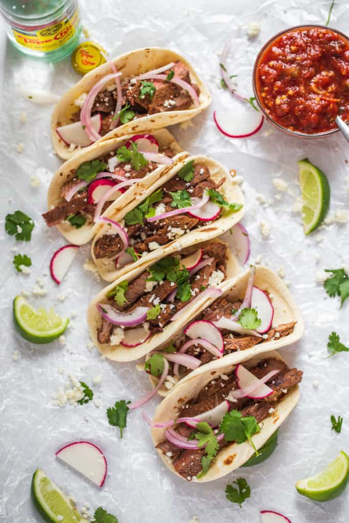 Grilled Steak Street Tacos - Strawberry Blondie Kitchen