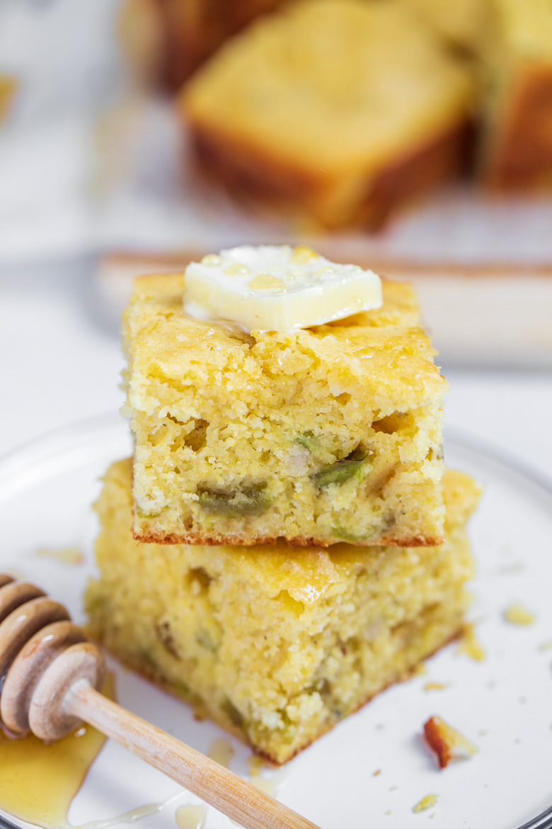 Roasted Green Chile Cornbread Strawberry Blondie Kitchen