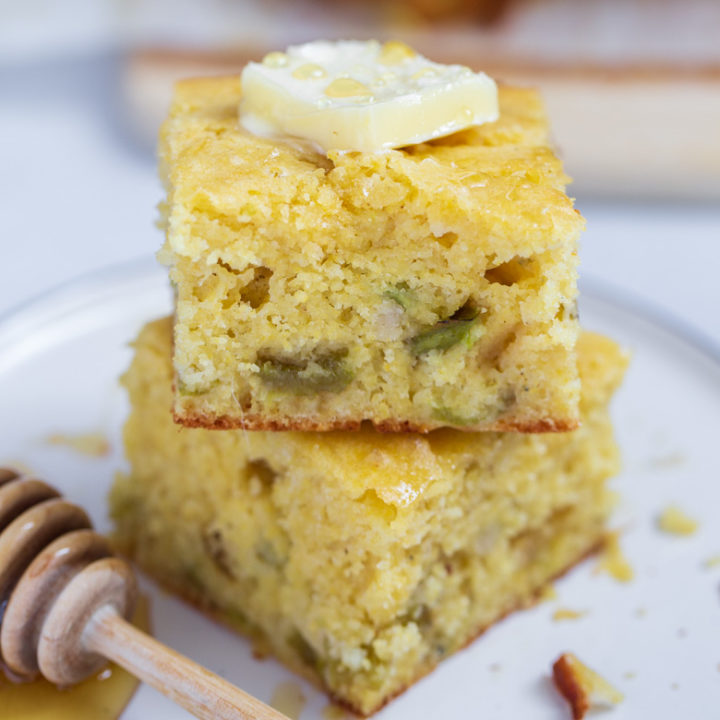 Roasted Green Chile Cornbread