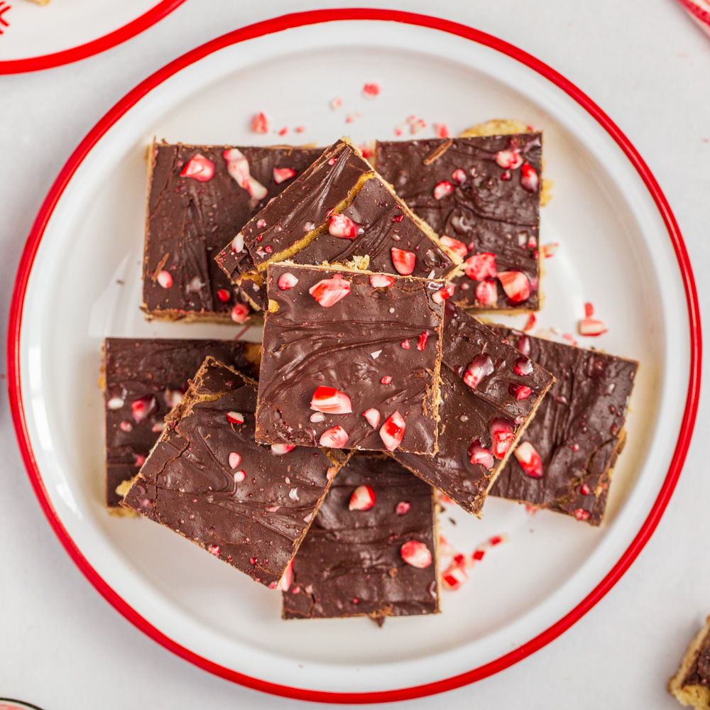 Peppermint Blondies